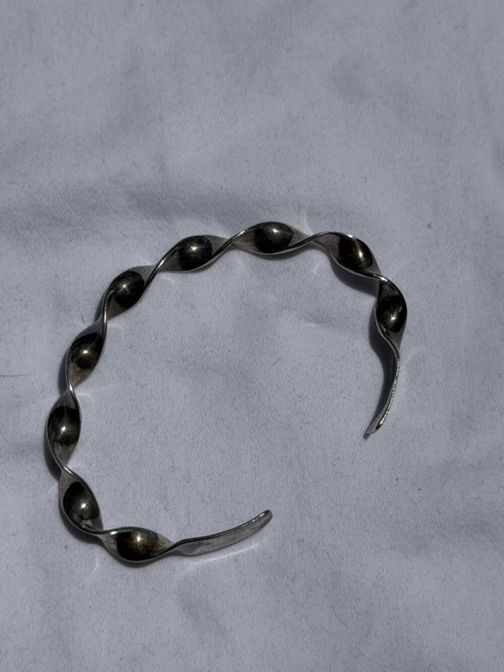 Silver Twist Bracelet